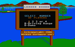 World Class Leader Board The Ultimate Golf Challenge screenshot 1 for Atari ST